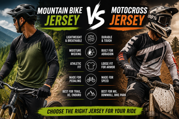 Mountain Bike Jersey vs Motocross Jersey