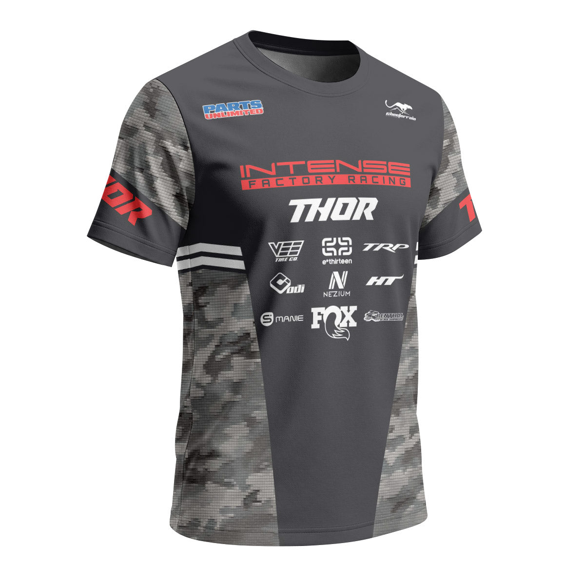 Aaron Gwin Gray Soldier Short Sleeve Mountain Bike Jersey