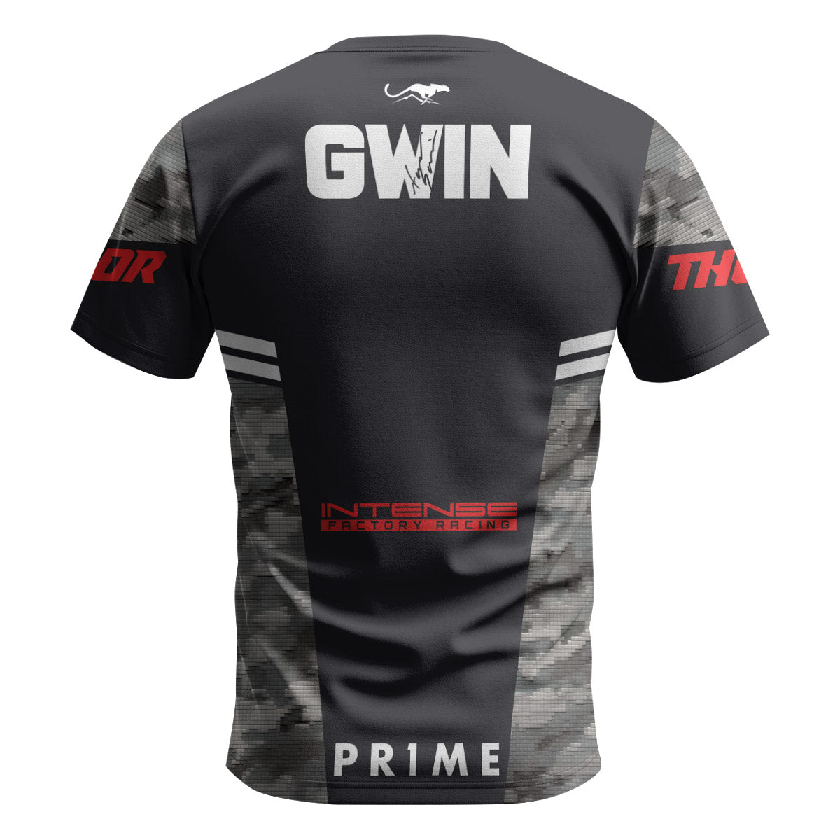 Aaron Gwin Gray Soldier Short Sleeve Mountain Bike Jersey