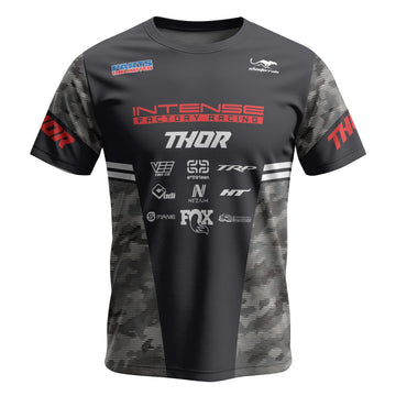 Aaron Gwin Gray Soldier Short Sleeve Mountain Bike Jersey