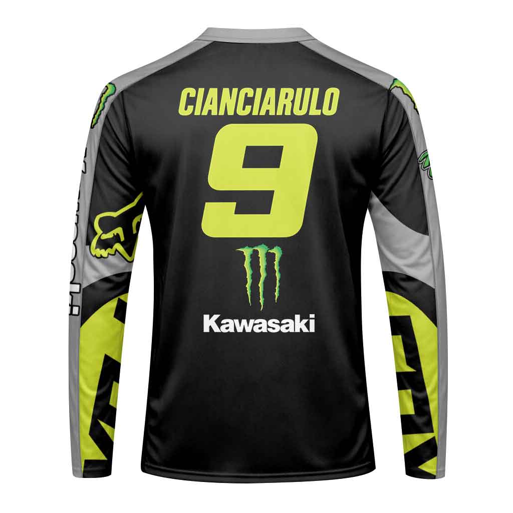 Adam Cianciarulo 09 Monster Long Sleeve Motocross Jersey