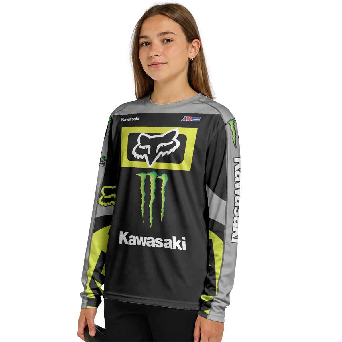 Adam Cianciarulo 09 Monster Youth Long Sleeve Motocross Jersey