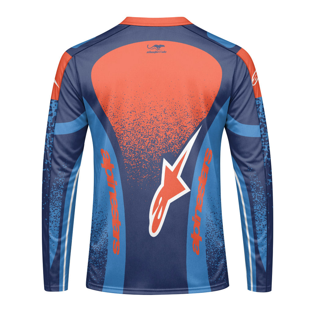 Alpinestars Cobalt Blaze Long Sleeve Mountain Bike Jersey