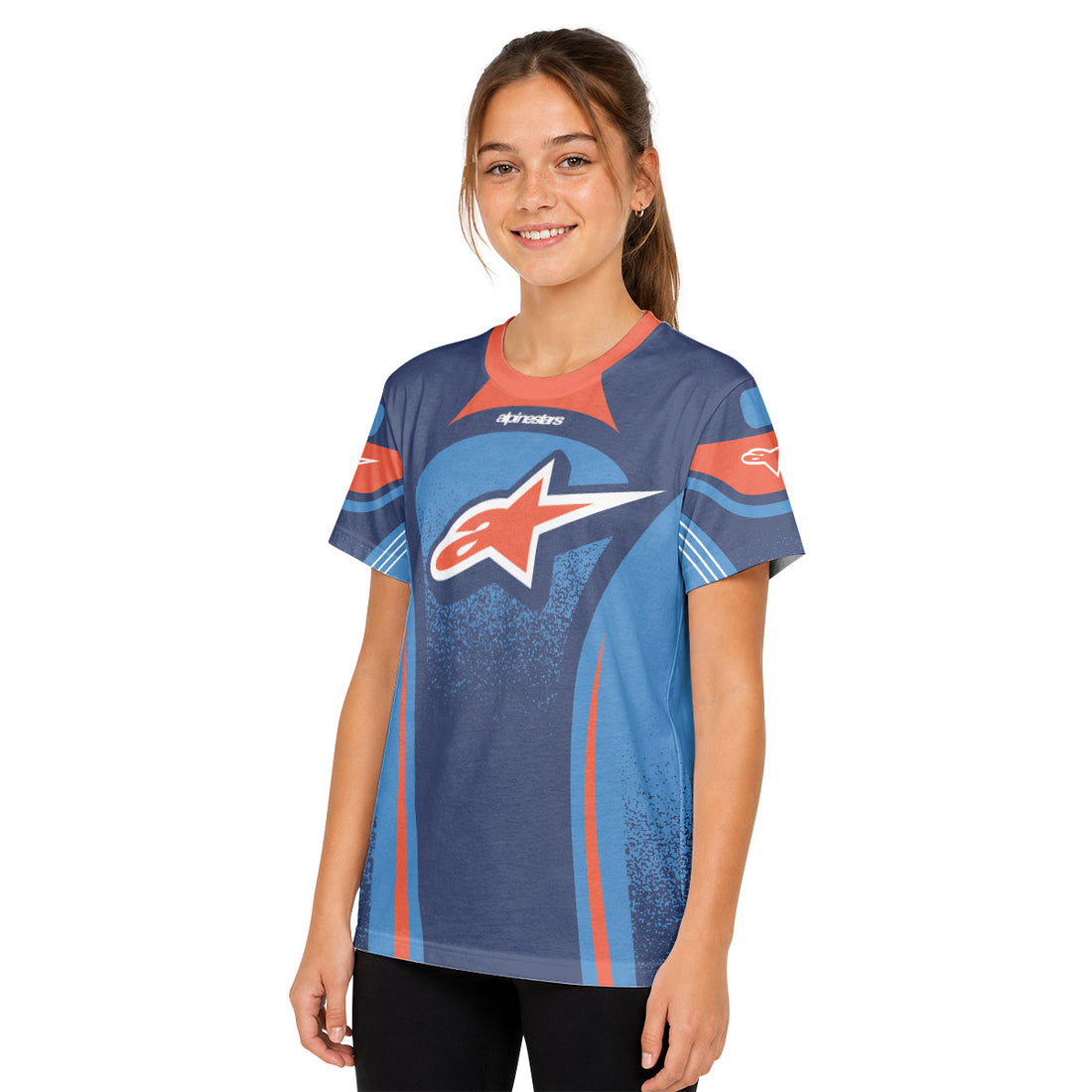 Alpinestars Cobalt Blaze Youth Short Sleeve Mountain Bike Jersey