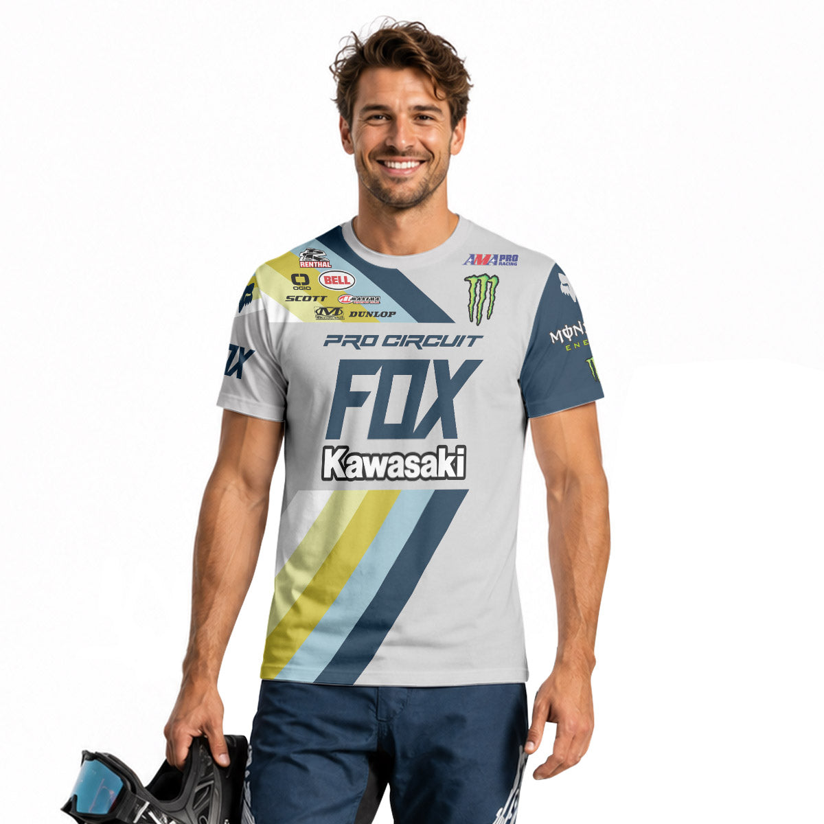 Austin Forkner 24 Kawasaki Short Sleeve Motocross Jersey