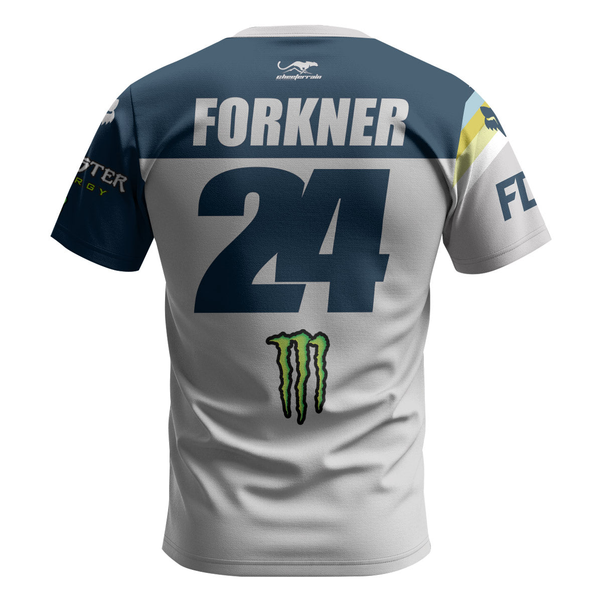 Austin Forkner 24 Kawasaki Youth Short Sleeve Motocross Jersey