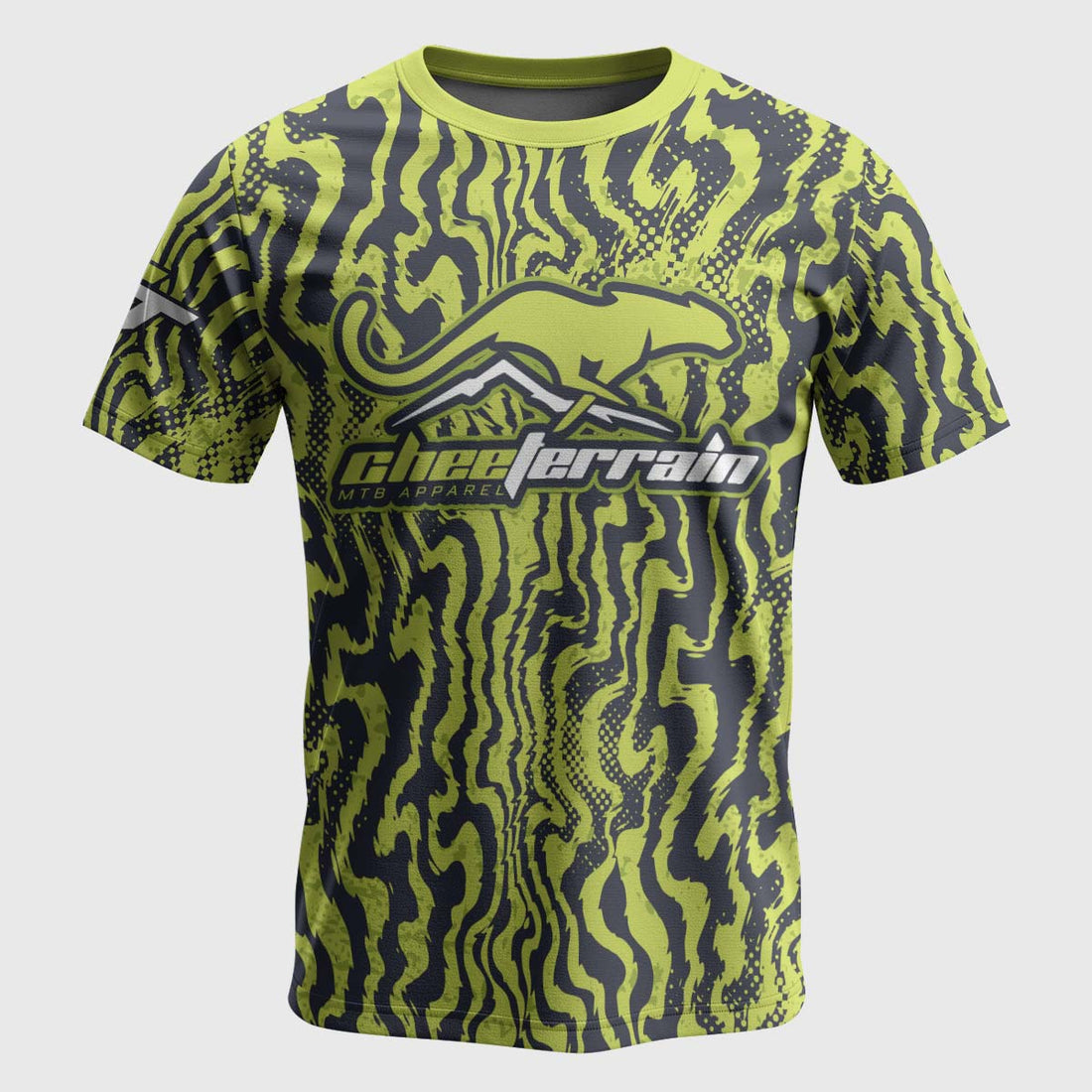 Cheeterrain Deep Zebra Short Sleeve Mountain Bike Jersey