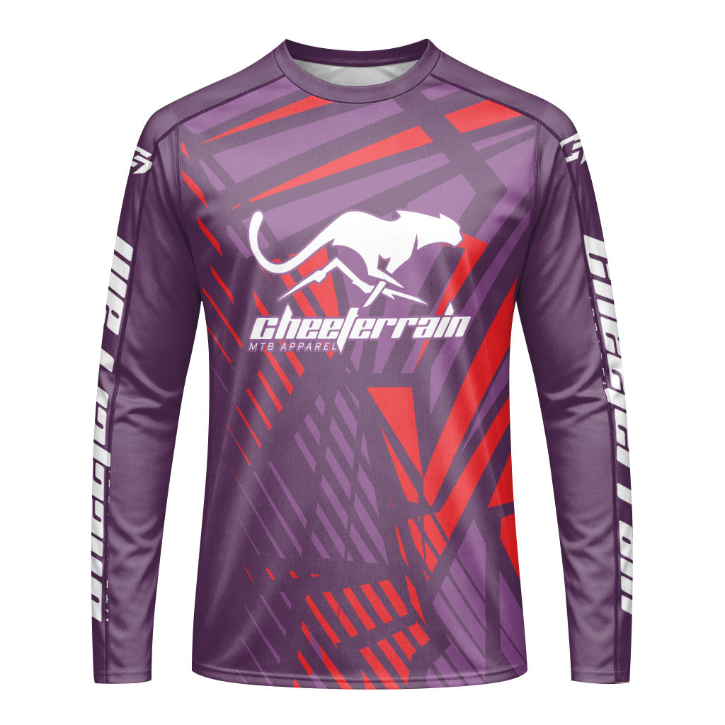 Cheeterrain Downhill Long Sleeve Mountain Bike Jersey