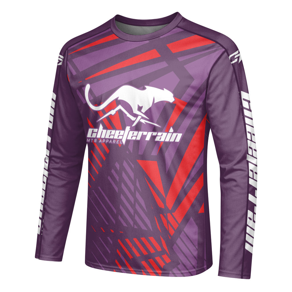 Cheeterrain Downhill Long Sleeve Mountain Bike Jersey