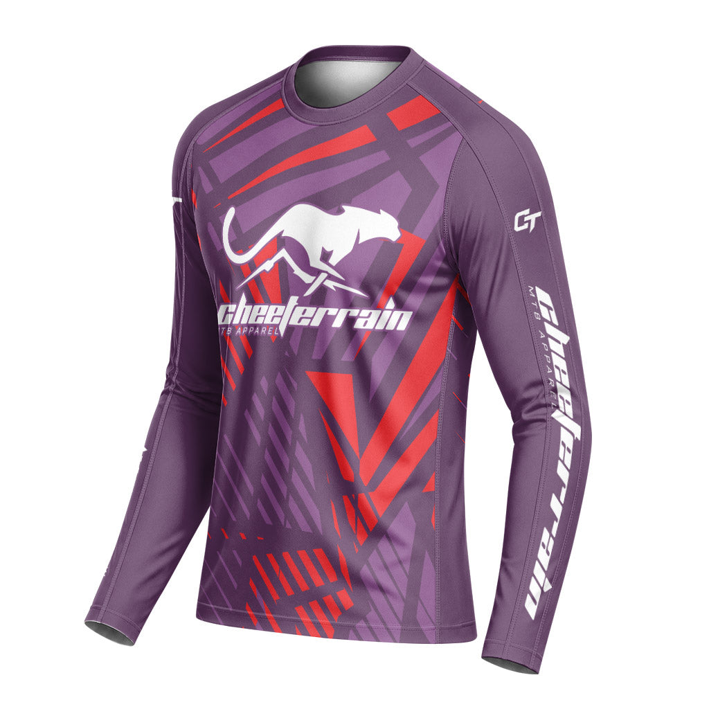 Cheeterrain Downhill Long Sleeve Mountain Bike Jersey