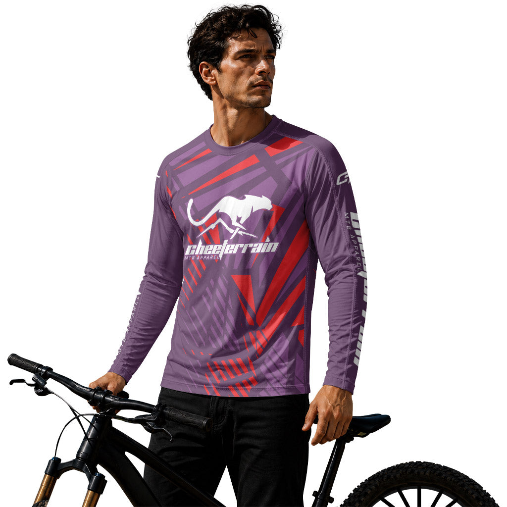 Cheeterrain Downhill Long Sleeve Mountain Bike Jersey