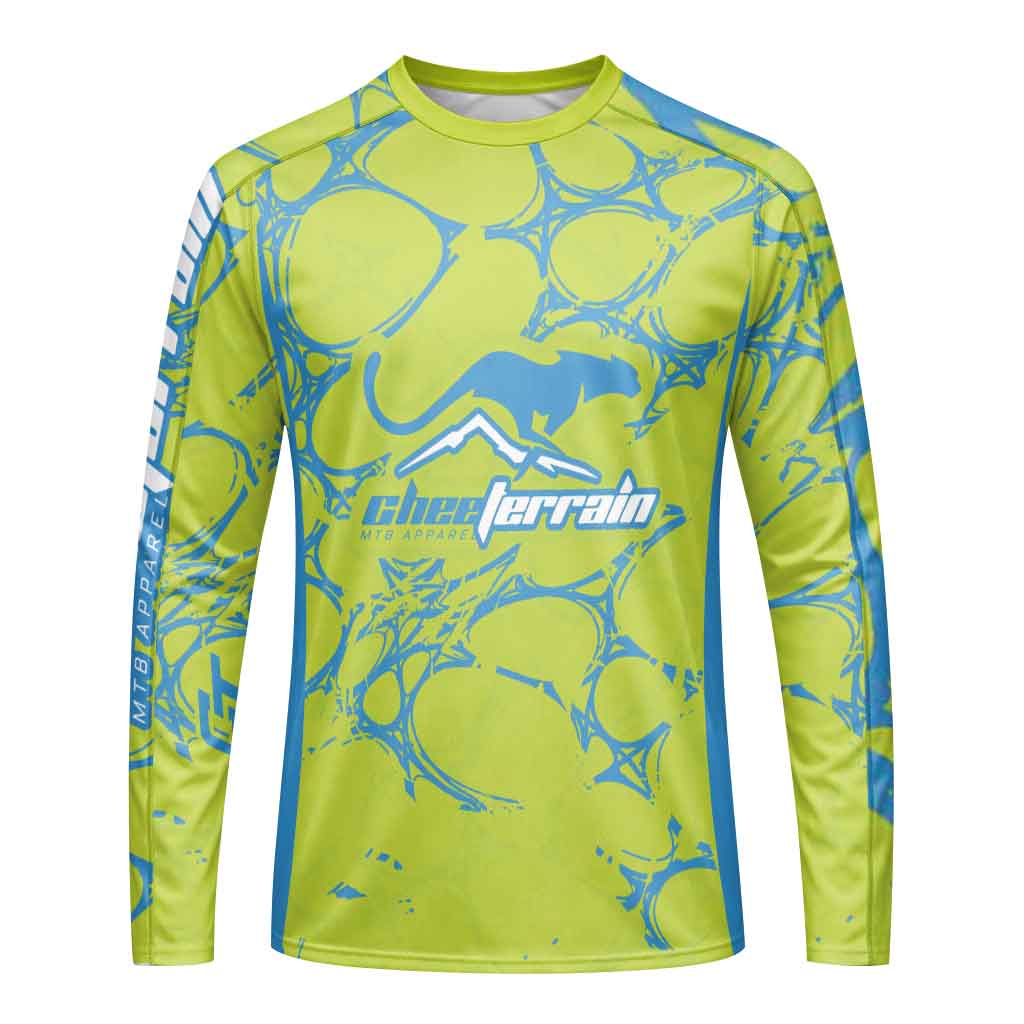 Cheeterrain Electric Stream Long Sleeve Mountain Bike Jersey