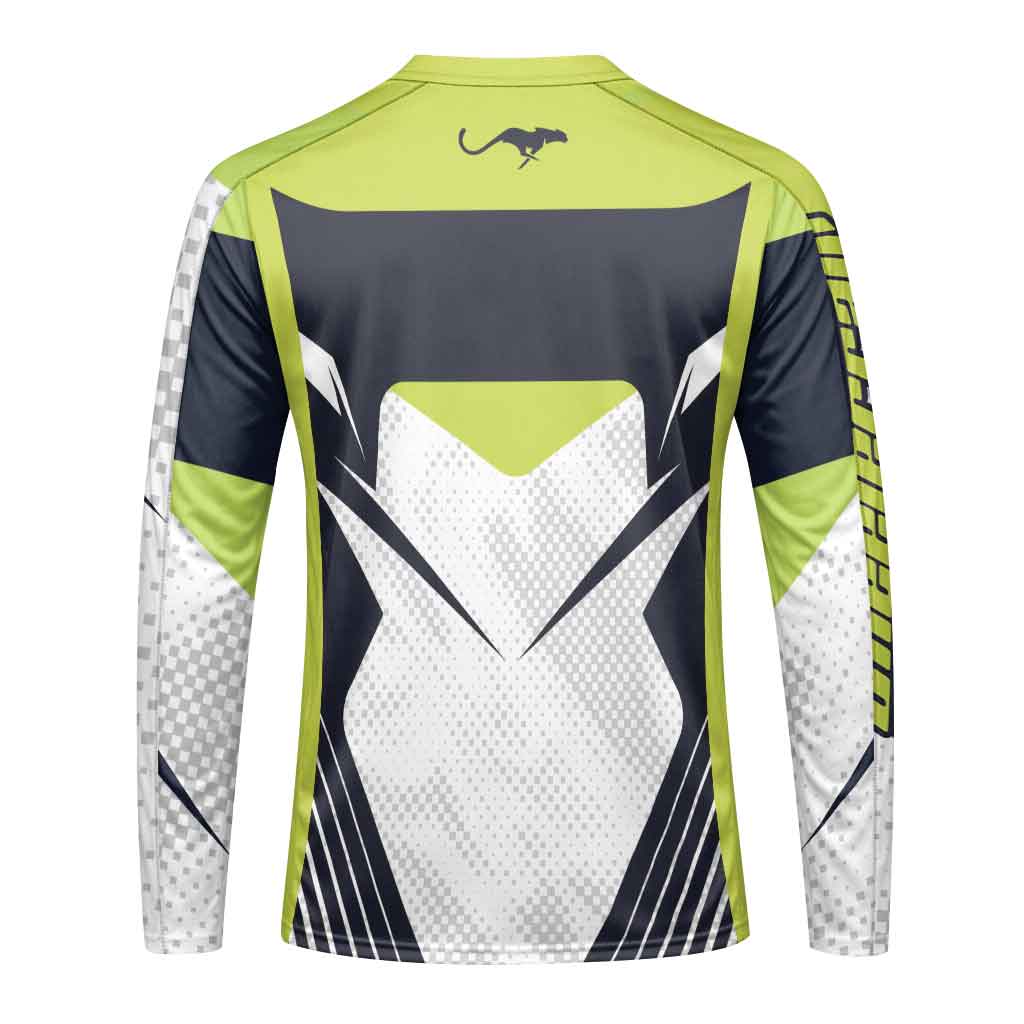 Cheeterrain Geometric Speed Long Sleeve Mountain Bike Jersey