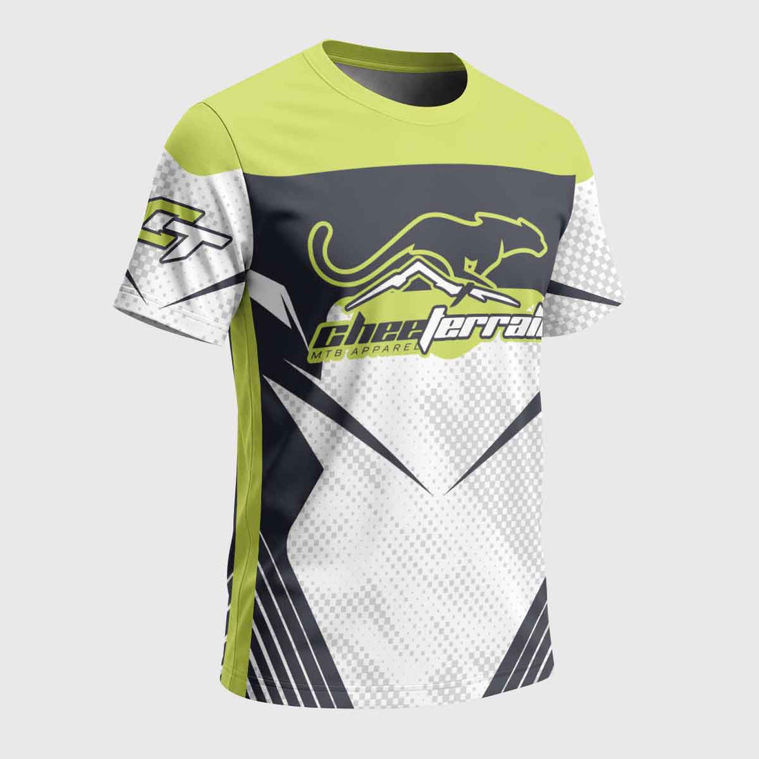 Cheeterrain Geometric Speed Short Sleeve Mountain Bike Jersey