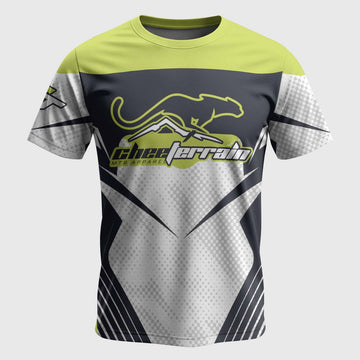 Cheeterrain Geometric Speed Short Sleeve Mountain Bike Jersey