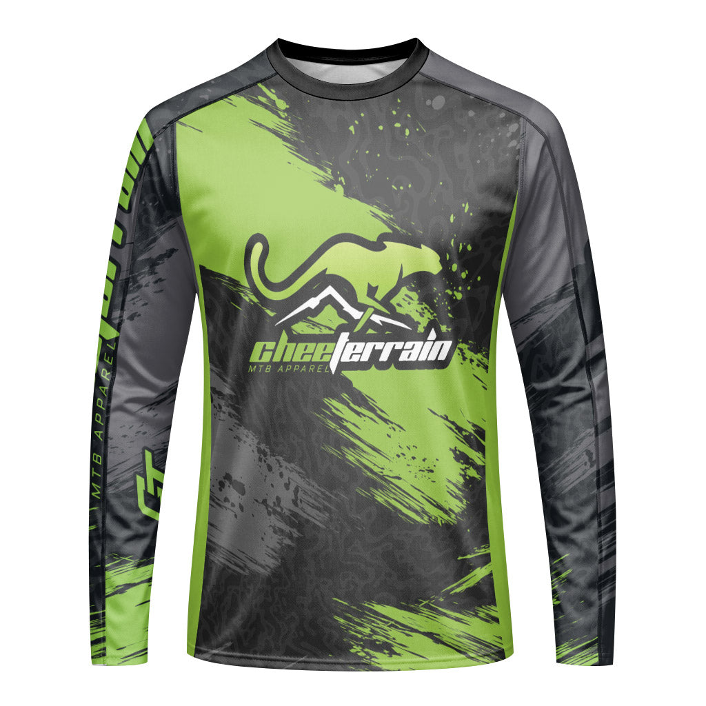 Cheeterrain Rough Terrain Long Sleeve Mountain Bike Jersey