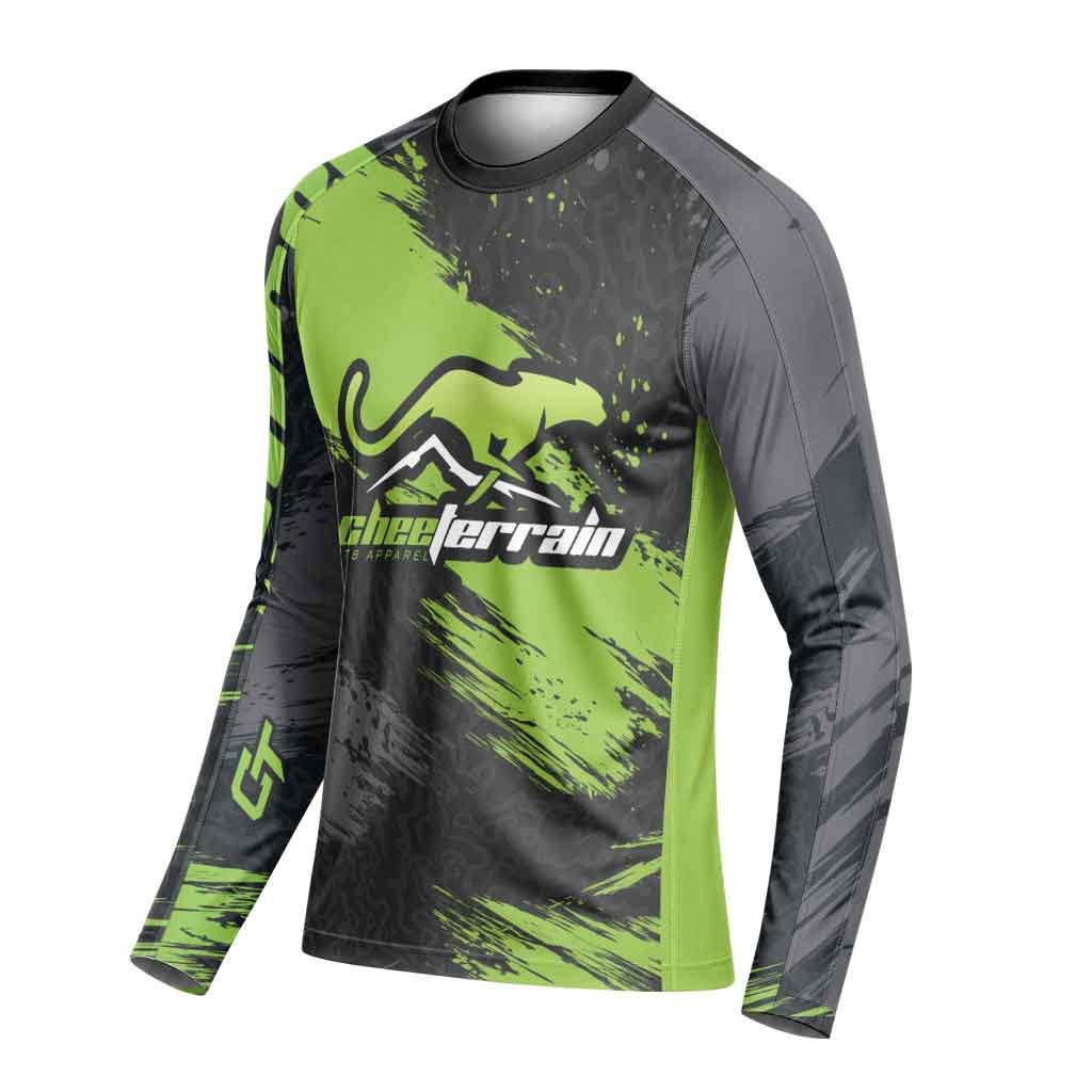 Cheeterrain Rough Terrain Long Sleeve Mountain Bike Jersey