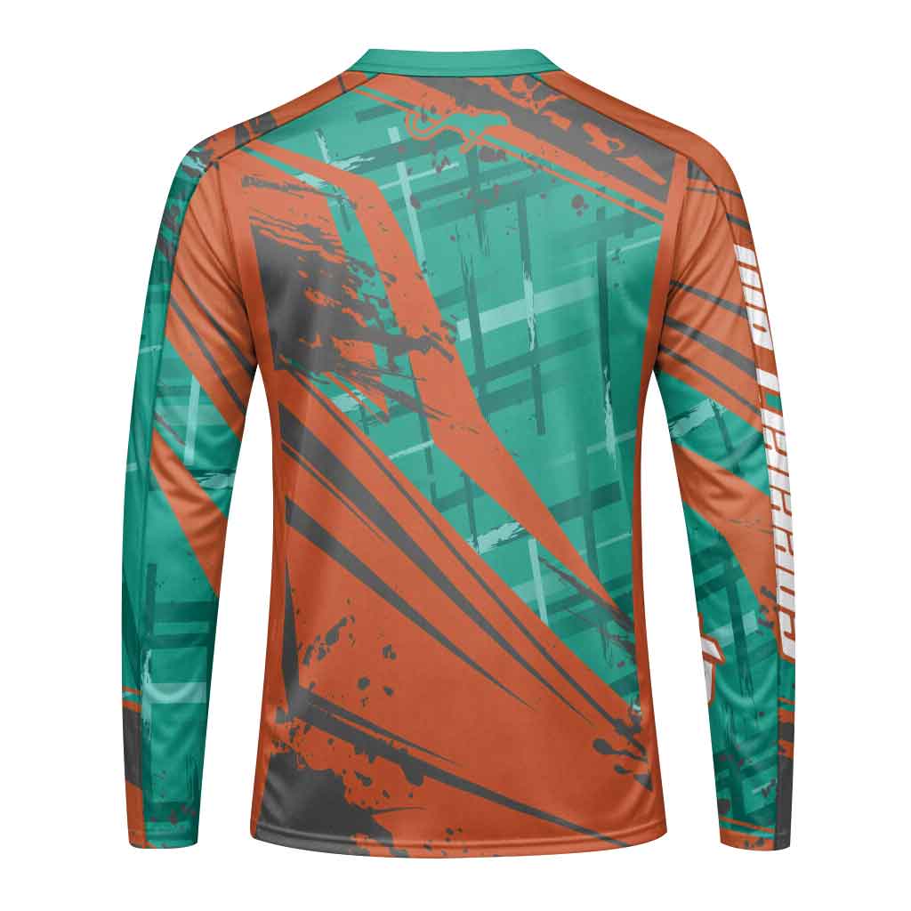 Cheeterrain Sunset Speed Long Sleeve Mountain Bike Jersey