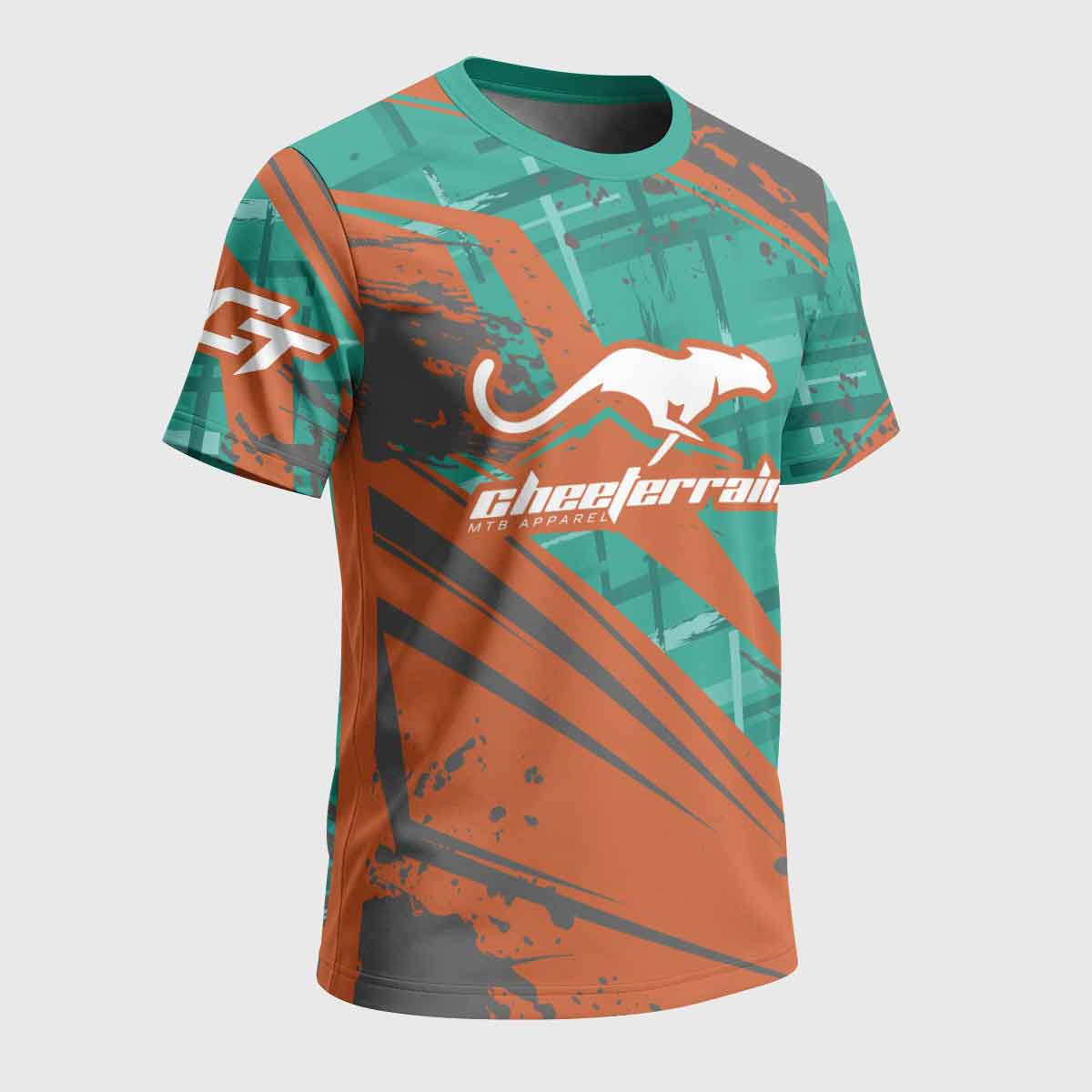 Cheeterrain Sunset Speed Short Sleeve Mountain Bike Jersey