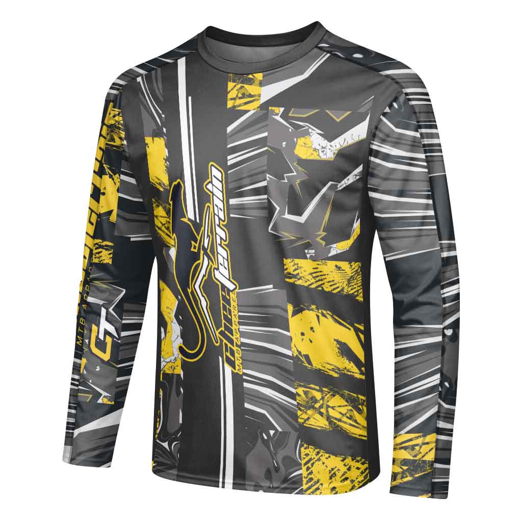 Cheeterrain Urban Grit Long Sleeve Mountain Bike Jersey