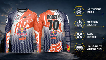 CheeTerrain Motocross Youth Long Sleeve Jersey Content A banner