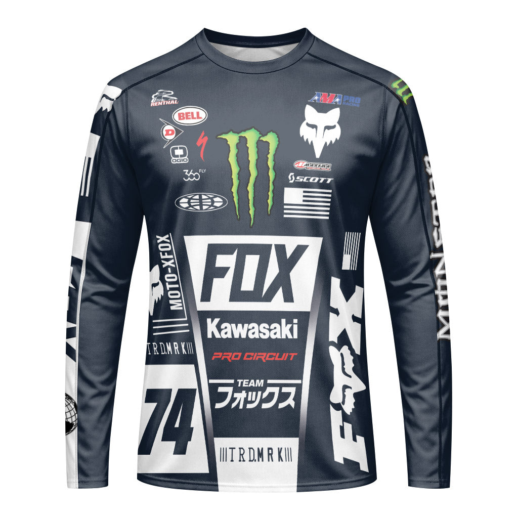 Chris Alldredge 35 Monster Long Sleeve Motocross Jersey