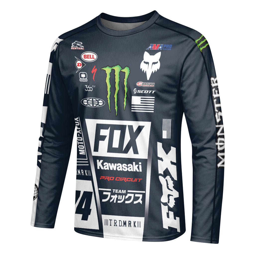 Chris Alldredge 35 Monster Long Sleeve Motocross Jersey