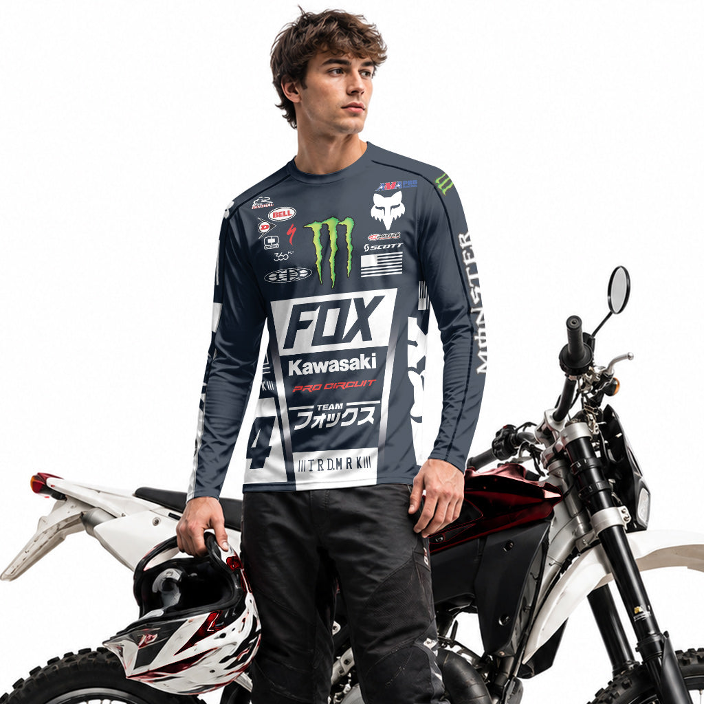 Chris Alldredge 35 Monster Long Sleeve Motocross Jersey