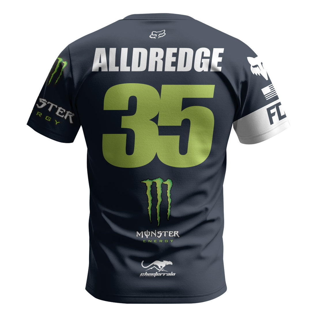 Chris Alldredge 35 Monster Short Sleeve Motocross Jersey