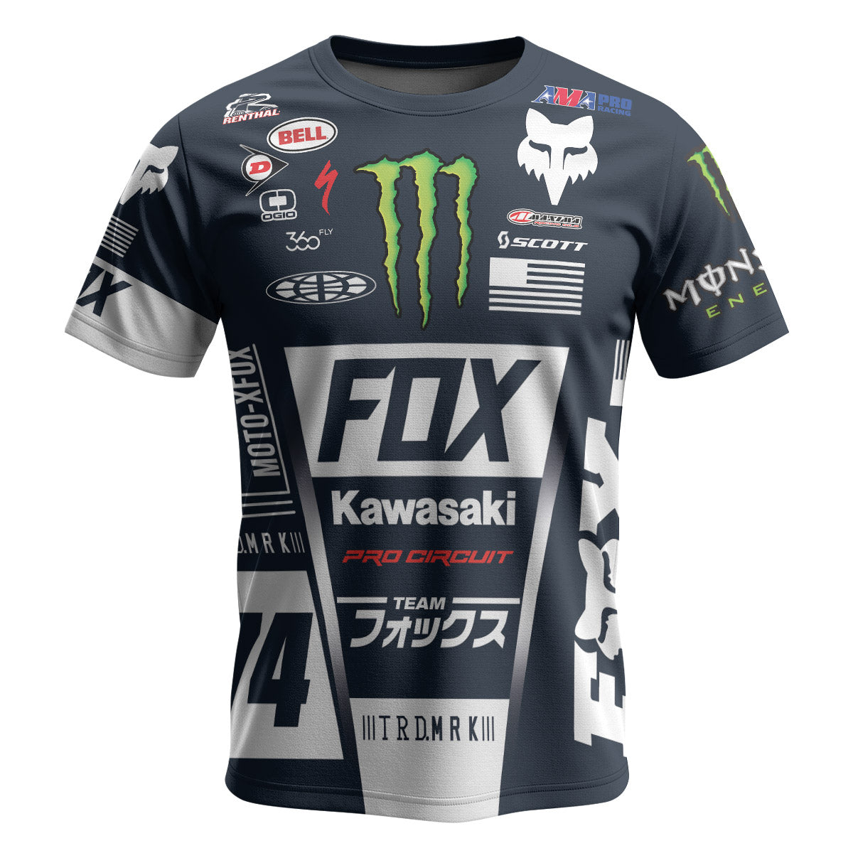 Chris Alldredge 35 Monster Short Sleeve Motocross Jersey