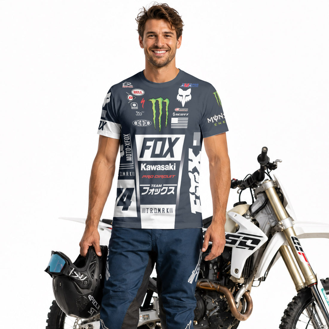 Chris Alldredge 35 Monster Short Sleeve Motocross Jersey