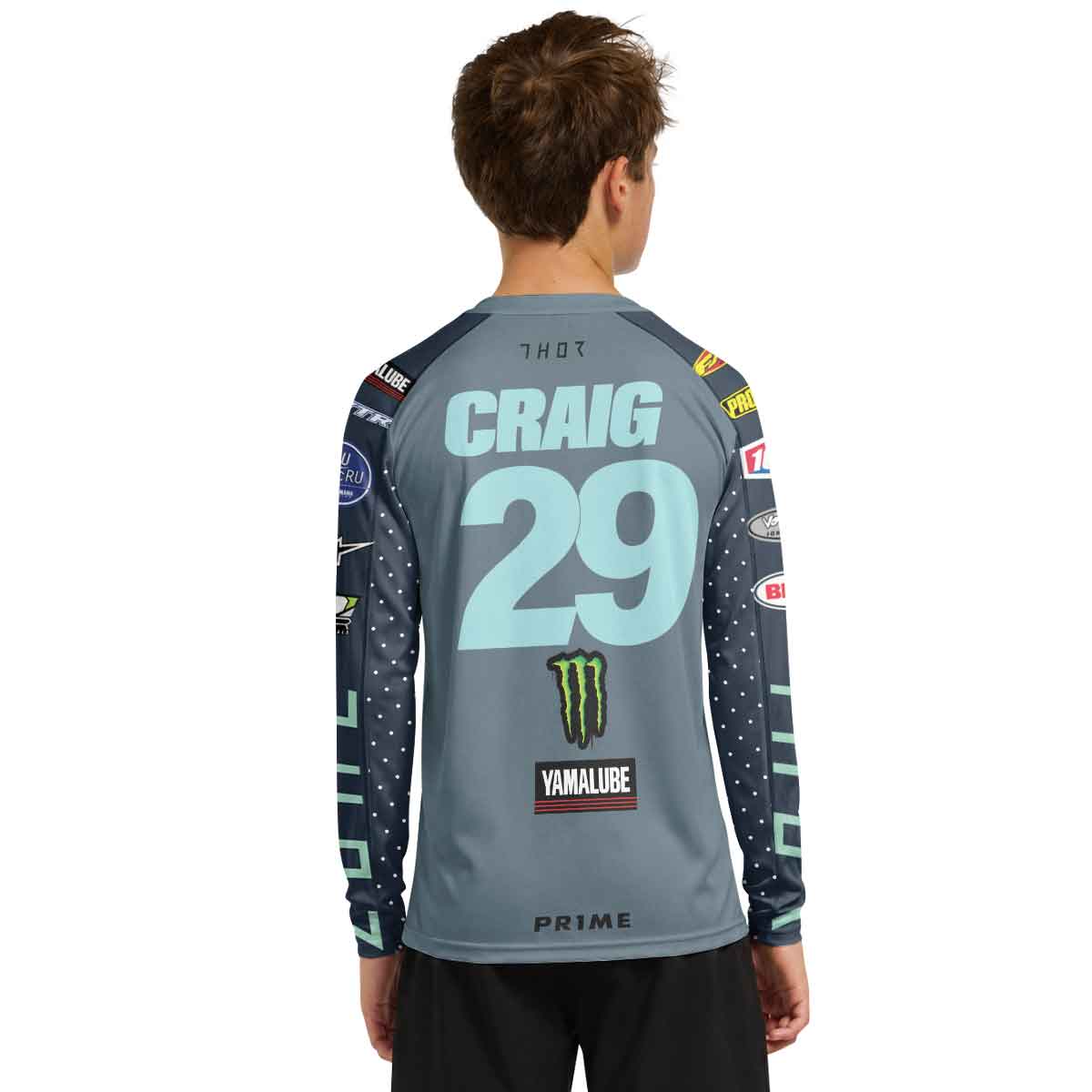Christian Craig 29 Monster Youth Long Sleeve Motocross Jersey