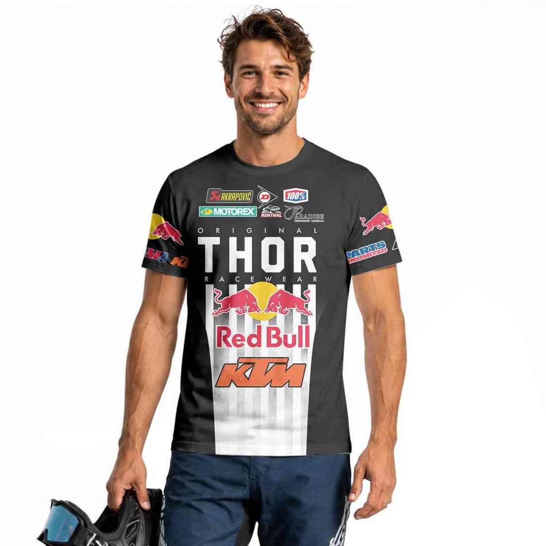 Cooper Webb 1 Thor Black White Short Sleeve Motocross Jersey
