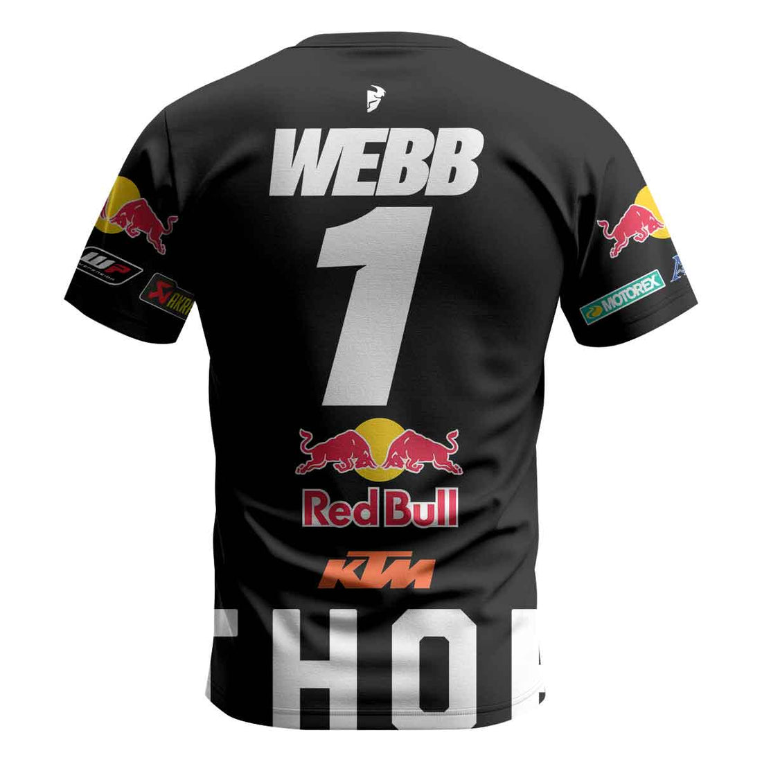 Cooper Webb 1 Thor Black White Short Sleeve Motocross Jersey