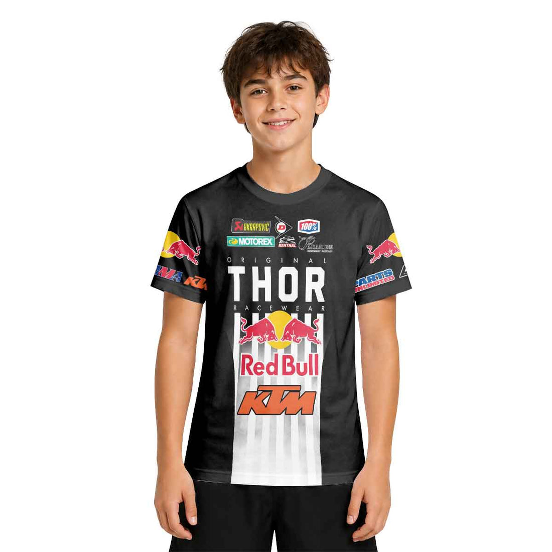 Cooper Webb 1 Thor Black White Youth Short Sleeve Motocross Jersey