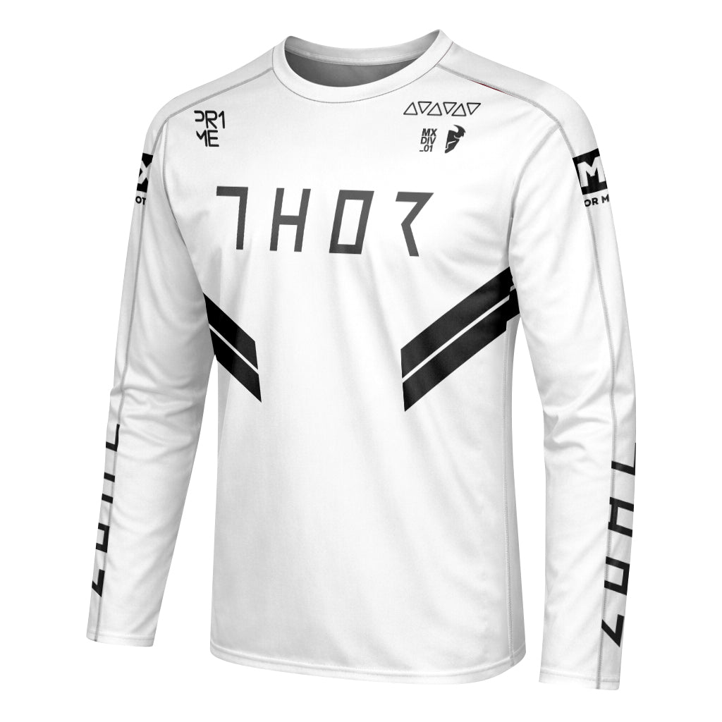 Cooper Webb 2 Thor White Long Sleeve Motocross Jersey