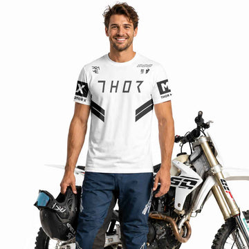 Cooper Webb 2 Thor White Short Sleeve Motocross Jersey