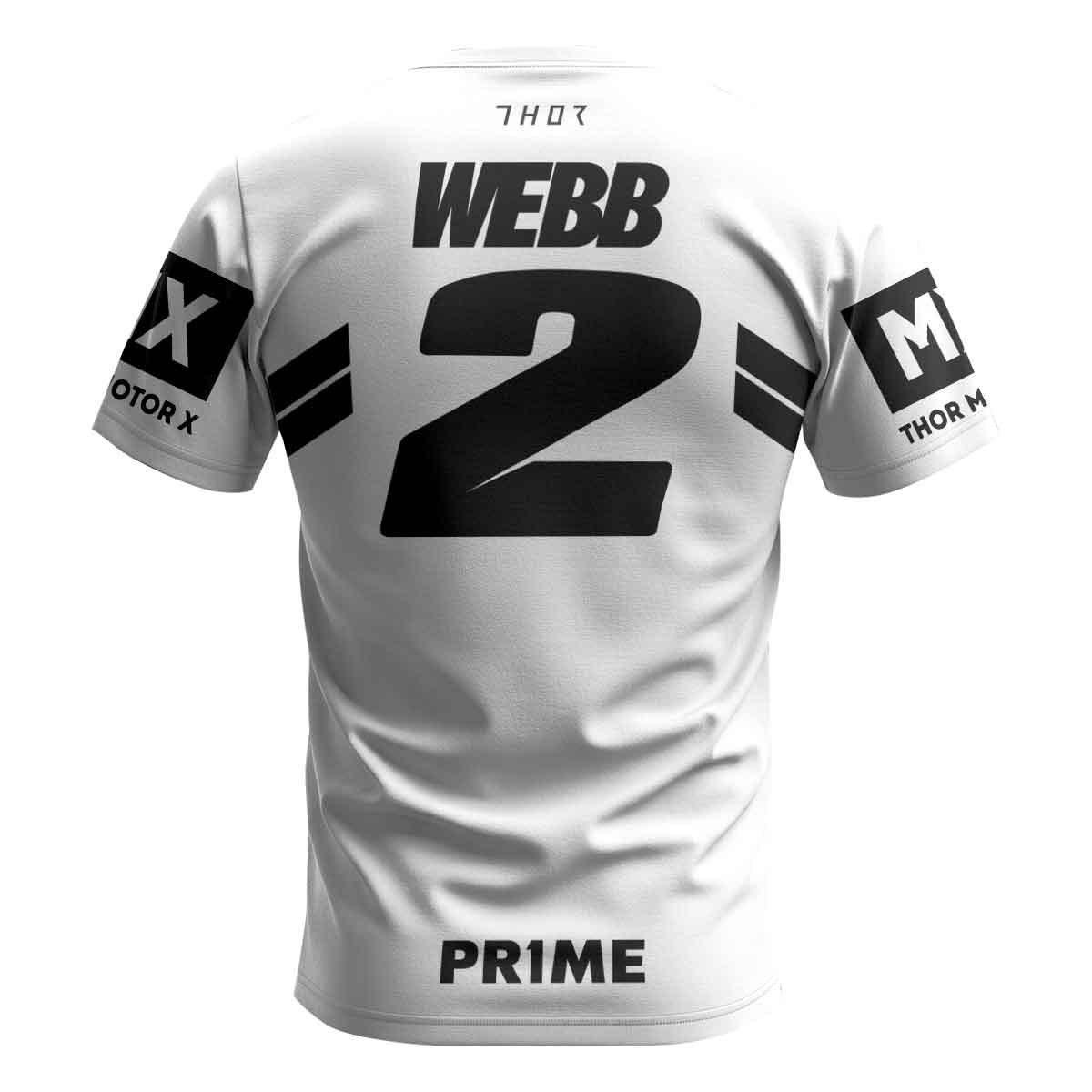 Cooper Webb 2 Thor White Short Sleeve Motocross Jersey