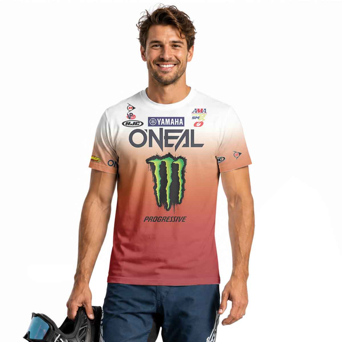 Cooper Webb 32 Oneal Orange Short Sleeve Motocross Jersey