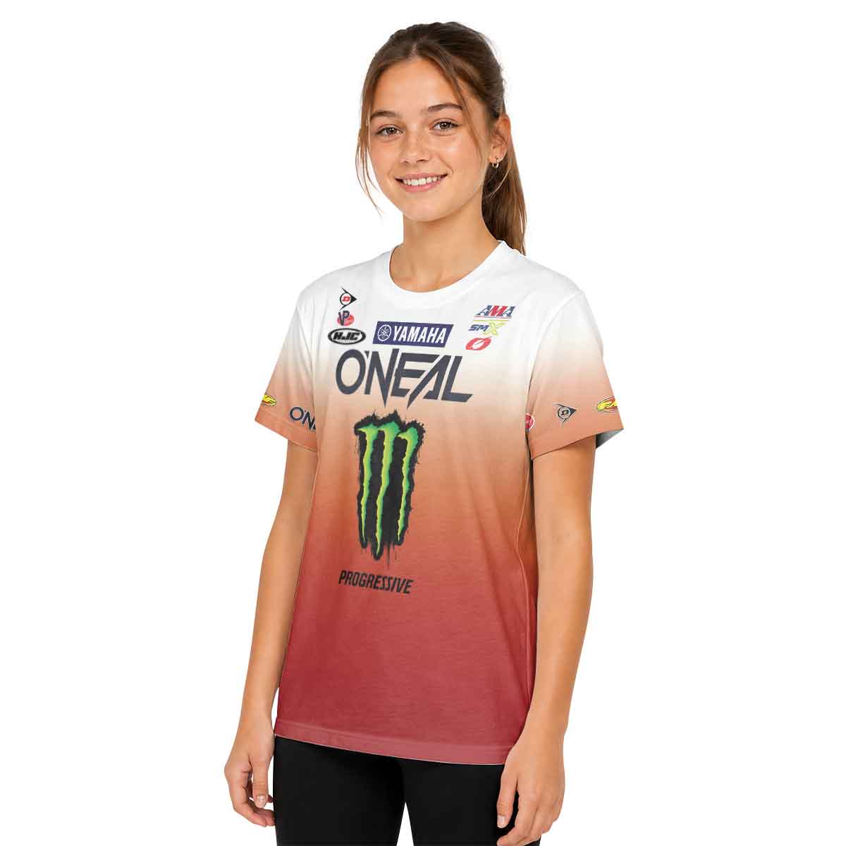 Cooper Webb 32 Oneal Orange Youth Short Sleeve Motocross Jersey