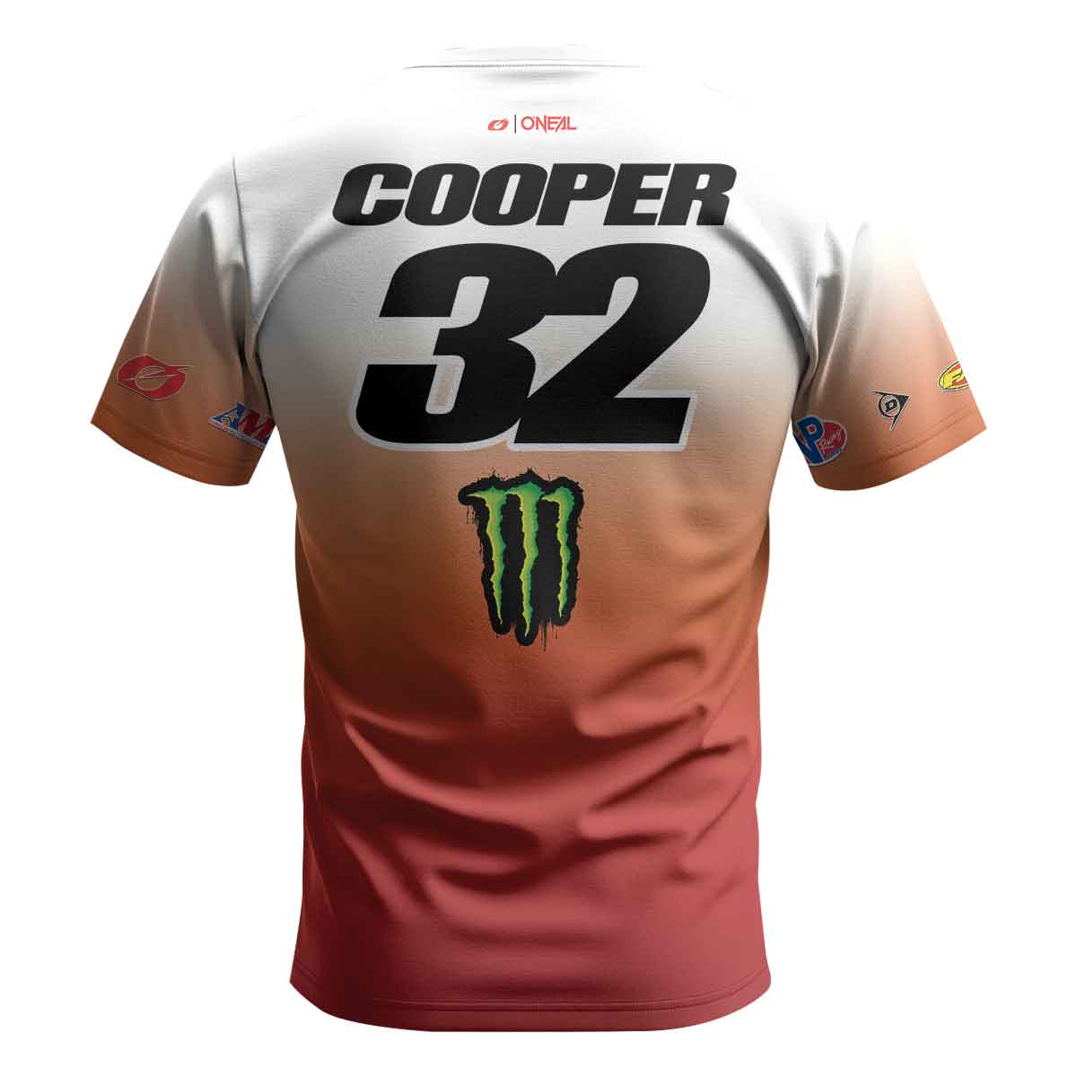 Cooper Webb 32 Oneal Orange Youth Short Sleeve Motocross Jersey