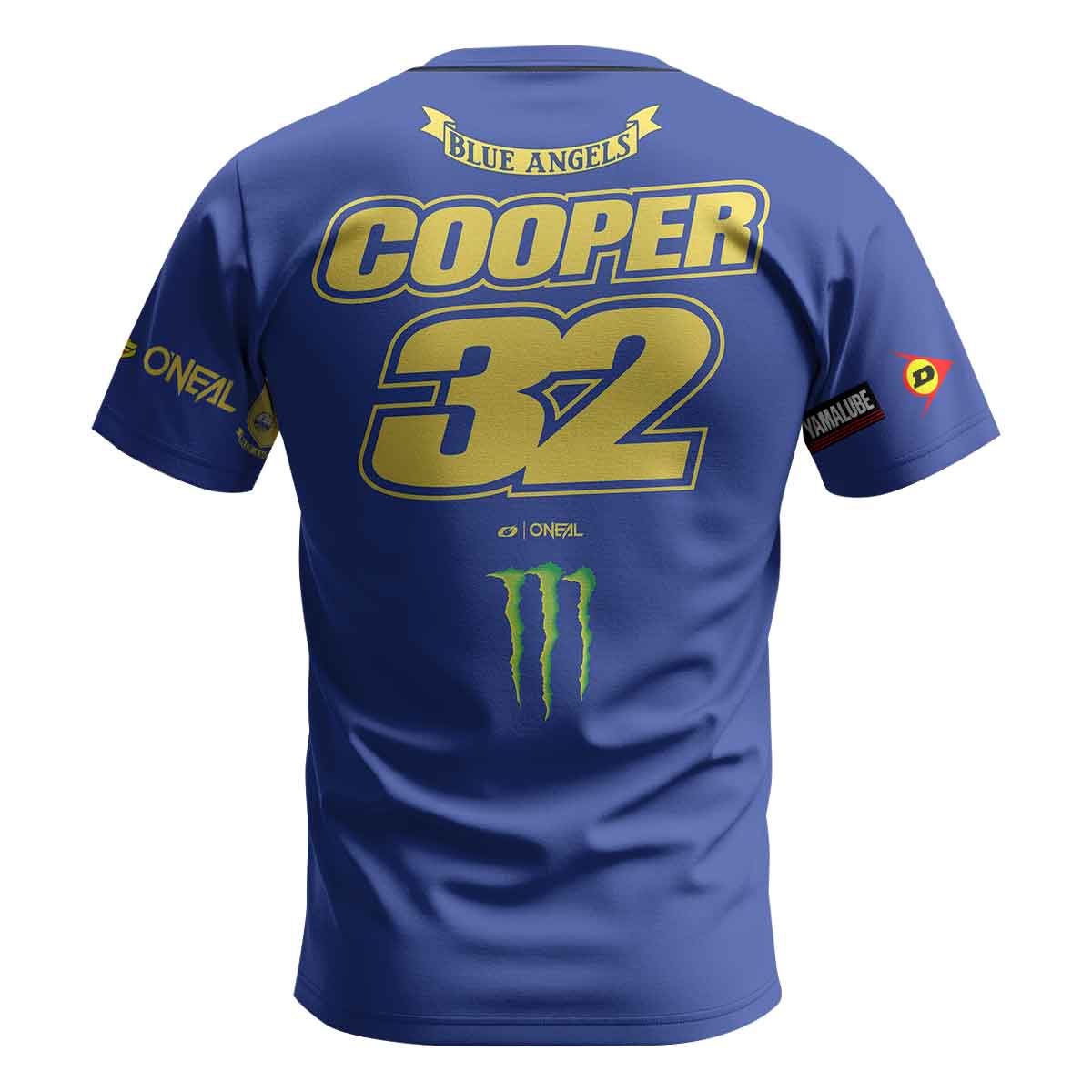 Cooper Webb 32 Oneal Yellow Stripe Short Sleeve Motocross Jersey