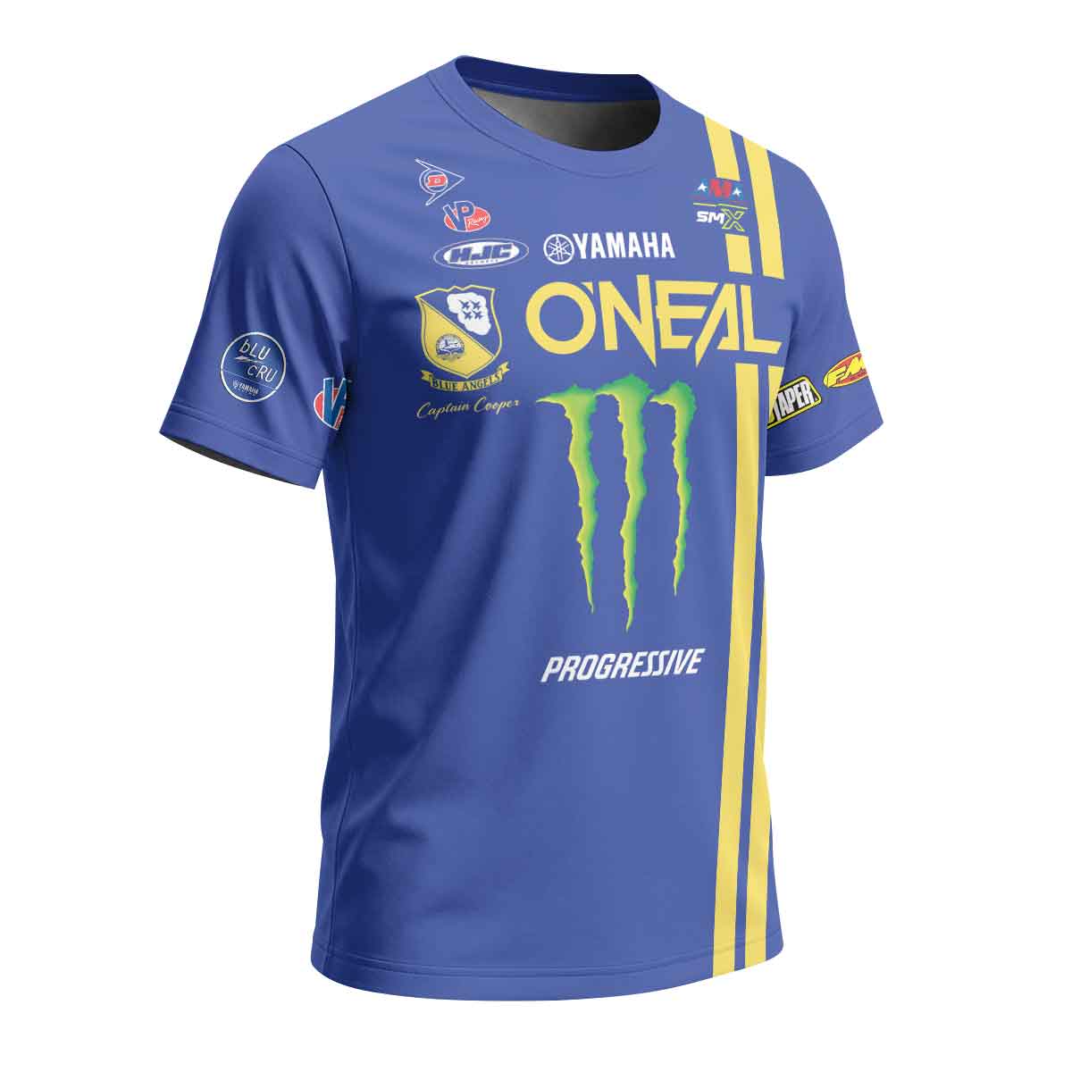 Cooper Webb 32 Oneal Yellow Stripe Short Sleeve Motocross Jersey
