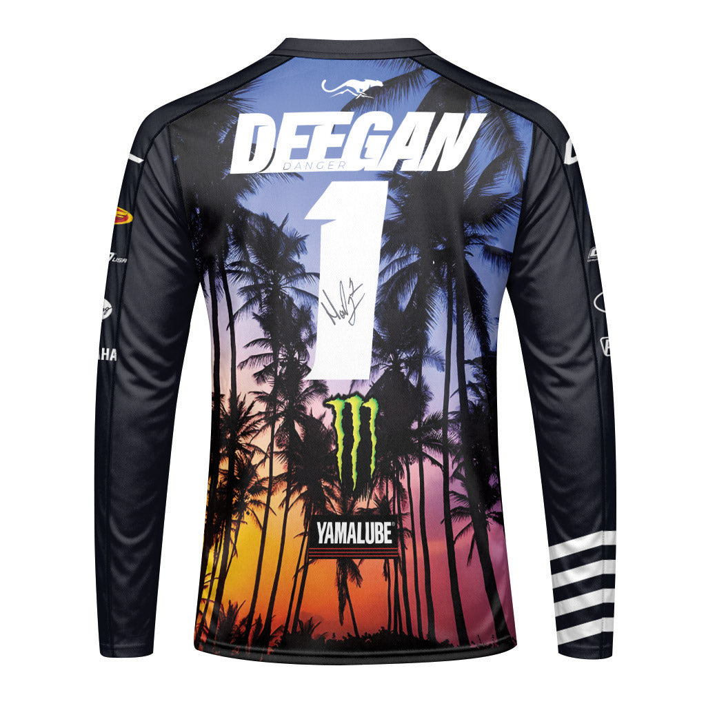 Deegan Danger 1 Thor Tropical Long Sleeve Motocross Jersey