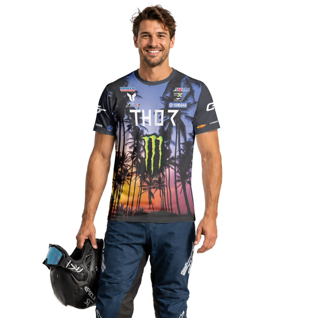 Deegan Danger 1 Thor Tropical Short Sleeve Motocross Jersey