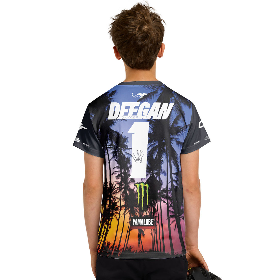 Deegan Danger 1 Thor Tropical Youth Short Sleeve Motocross Jersey