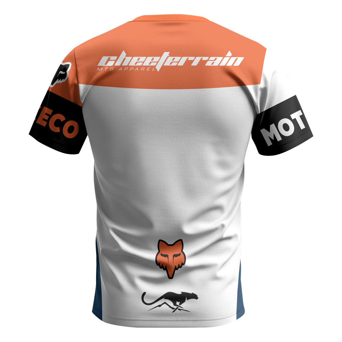 Fox Blue Raceco Short Sleeve Mountain Bike Jersey