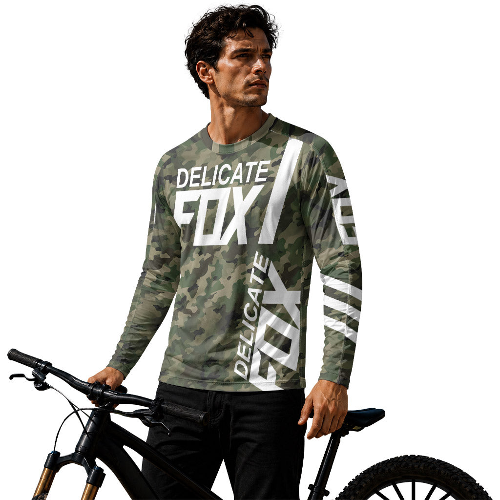 Fox Delicate Camo Long Sleeve Mountain Bike Jersey