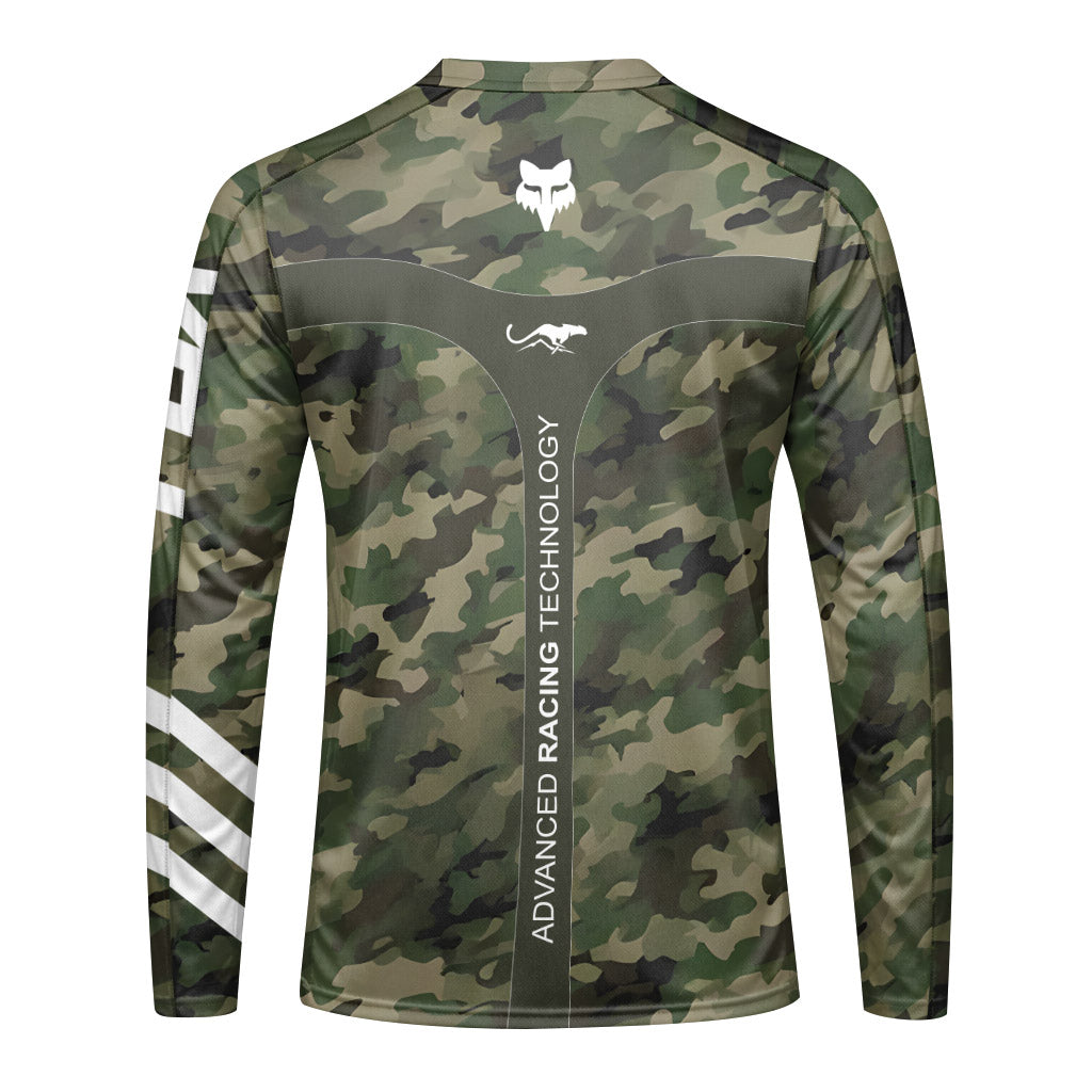 Fox Delicate Camo Long Sleeve Mountain Bike Jersey