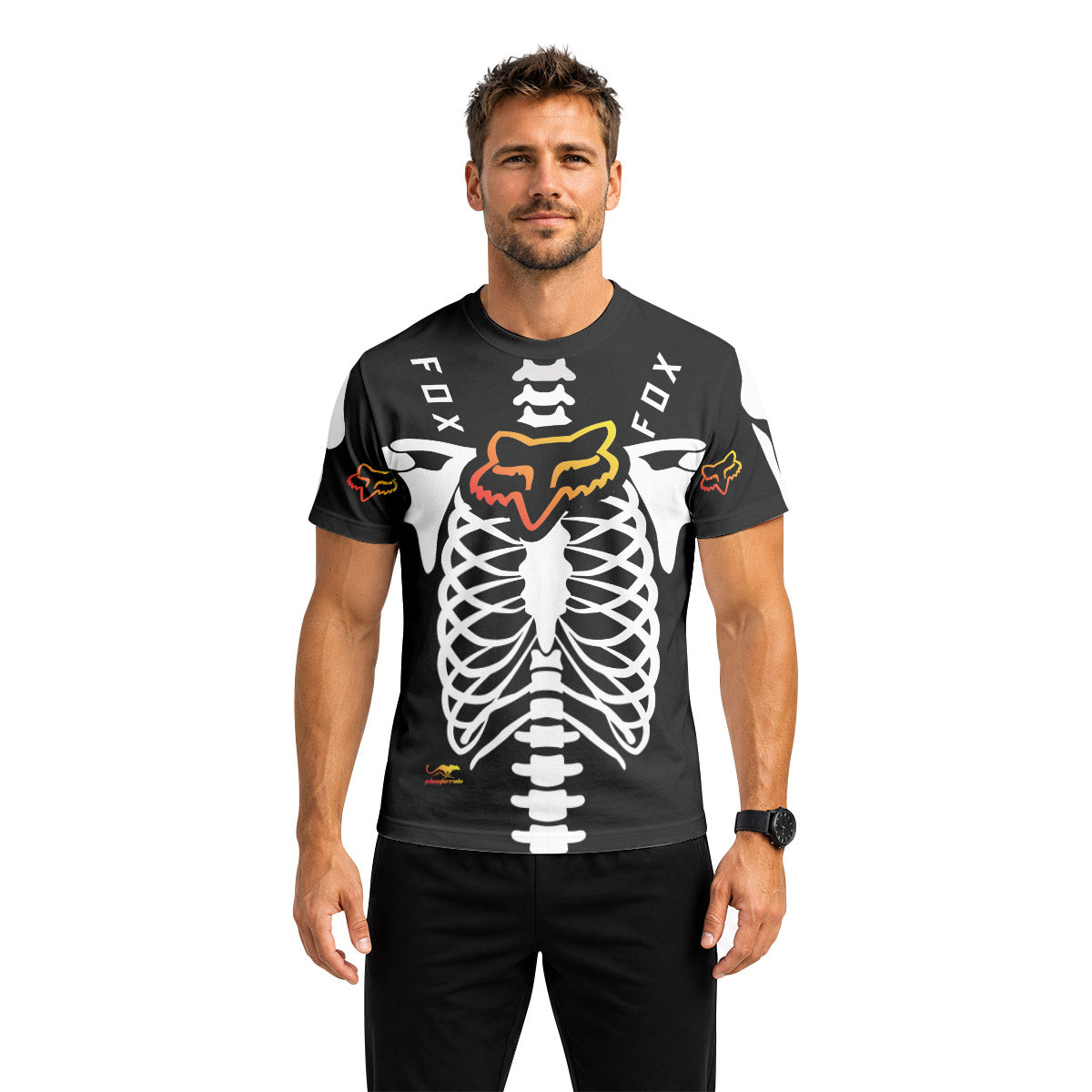 Fox Halloween Evil Clown Short Sleeve Mountain Bike Jersey